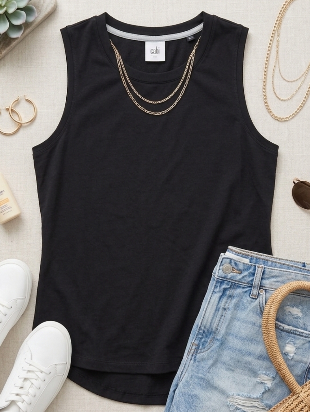 CAbi Black Center Easy Tank